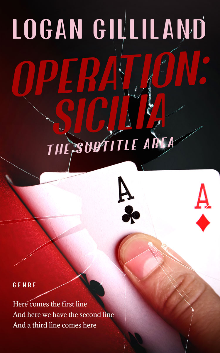 Pre Made Book Cover Petite Orchid