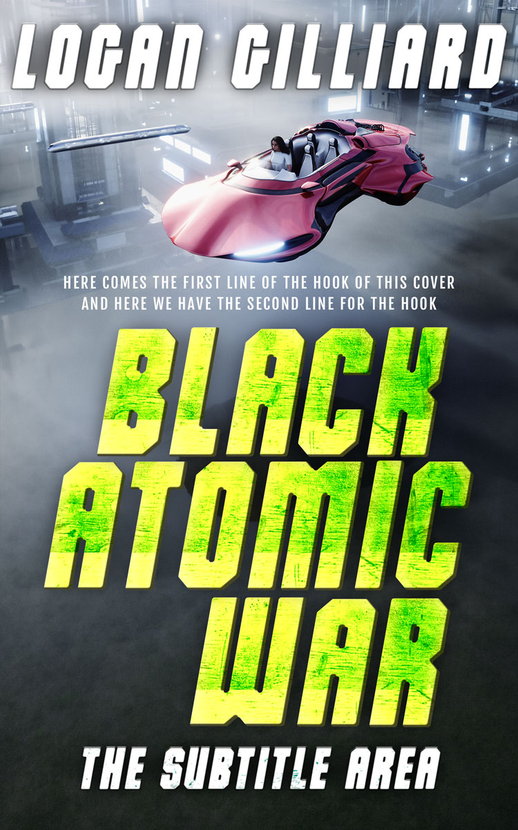 Pre Made Book Cover Outer Space