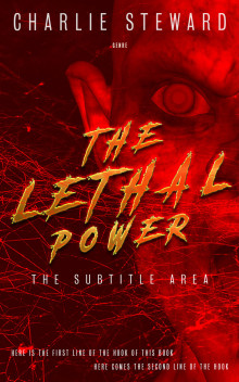 Pre Made Book Cover Rustic Red