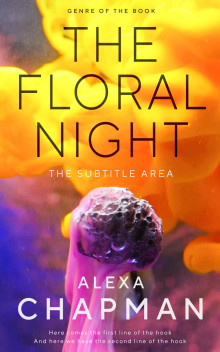 Pre Made Book Cover Apple Blossom