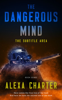 Pre Made Book Cover Cocoa Brown