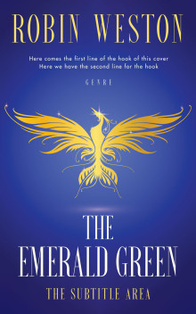 Pre Made Book Cover Chambray