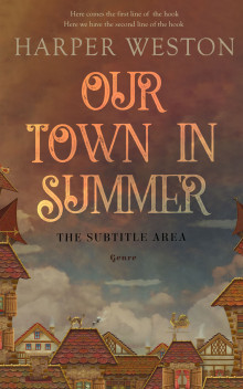 Pre Made Book Cover Tobacco Brown