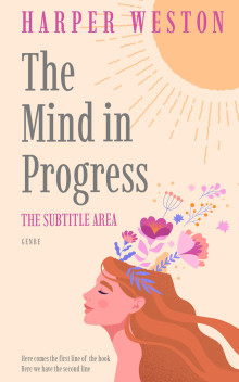 Pre Made Book Cover Champagne