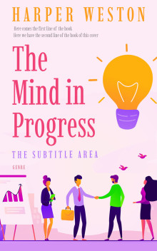 Pre Made Book Cover Carousel Pink