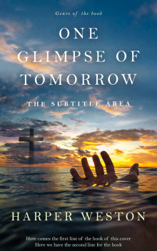 Pre Made Book Cover Blue Bayoux