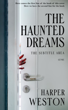 Pre Made Book Cover Silver Sand