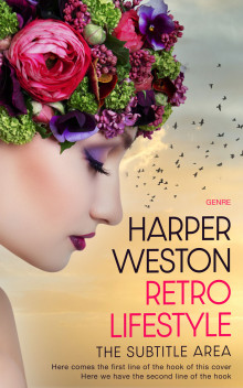 Pre Made Book Cover Tan