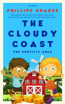 Pre Made Book Cover Dodger Blue