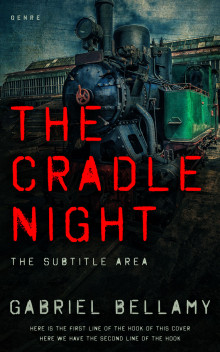 Pre Made Book Cover Black