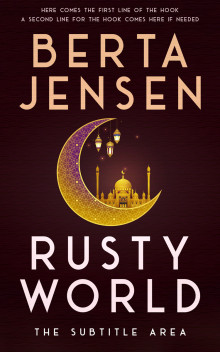 Pre Made Book Cover Aubergine