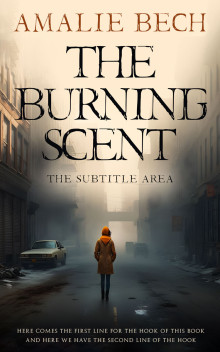 Pre Made Book Cover Almond