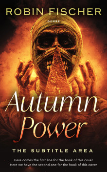 Pre Made Book Cover Red Damask