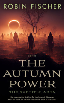 Pre Made Book Cover Antique Brass