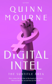 Pre Made Book Cover Heliotrope