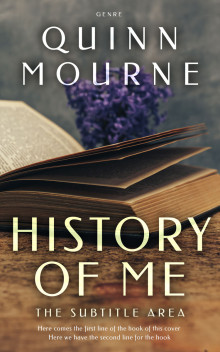 Pre Made Book Cover Tobacco Brown