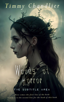 Pre Made Book Cover Outer Space