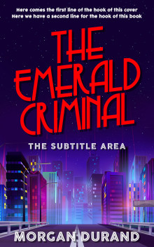 Pre Made Book Cover Amaranth