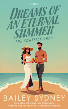 Pre Made Book Cover Summer Green