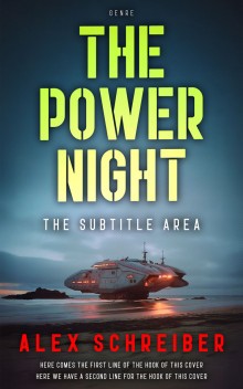 Pre Made Book Cover Outer Space