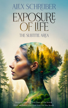 Pre Made Book Cover Foggy Gray