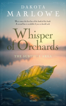 Pre Made Book Cover Vanilla