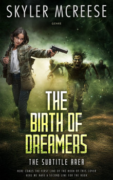 Pre Made Book Cover Green Kelp