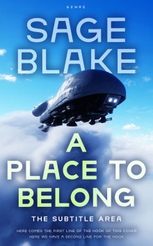 Pre Made Book Cover Azure