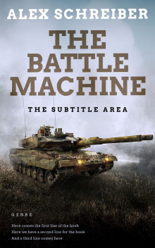 Pre Made Book Cover Heather