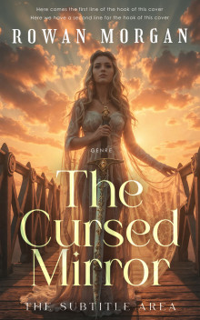 Pre Made Book Cover Yellow Metal