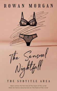 Pre Made Book Cover Tan