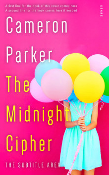 Pre Made Book Cover Violet Red