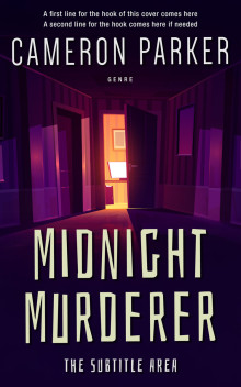 Pre Made Book Cover Black Rock