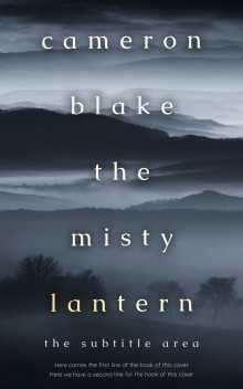 Pre Made Book Cover Outer Space