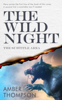 Pre Made Book Cover Oxford Blue