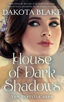 Pre Made Book Cover Sandrift