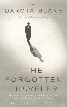 Pre Made Book Cover Swirl