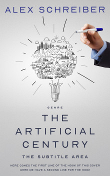 Pre Made Book Cover Quill Gray