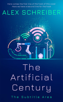 Pre Made Book Cover Green Vogue