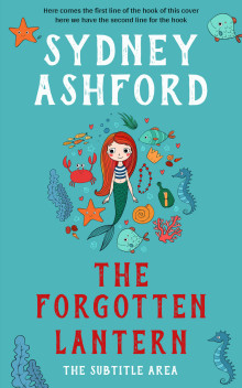 Pre Made Book Cover Fountain Blue