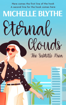 Pre Made Book Cover Aquamarine Blue