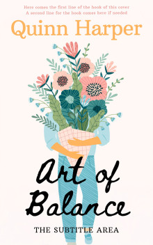 Pre Made Book Cover White Linen