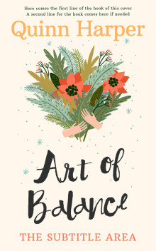 Pre Made Book Cover White Linen