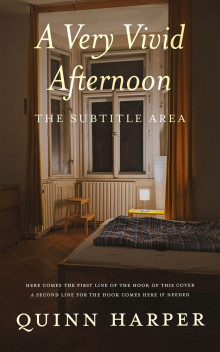 Pre Made Book Cover Black Marlin