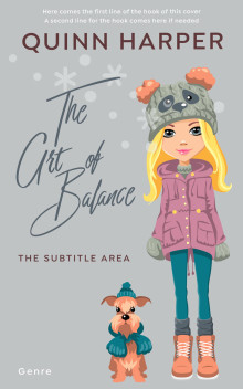 Pre Made Book Cover Gray Nickel