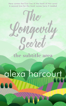 Pre Made Book Cover Sea Green