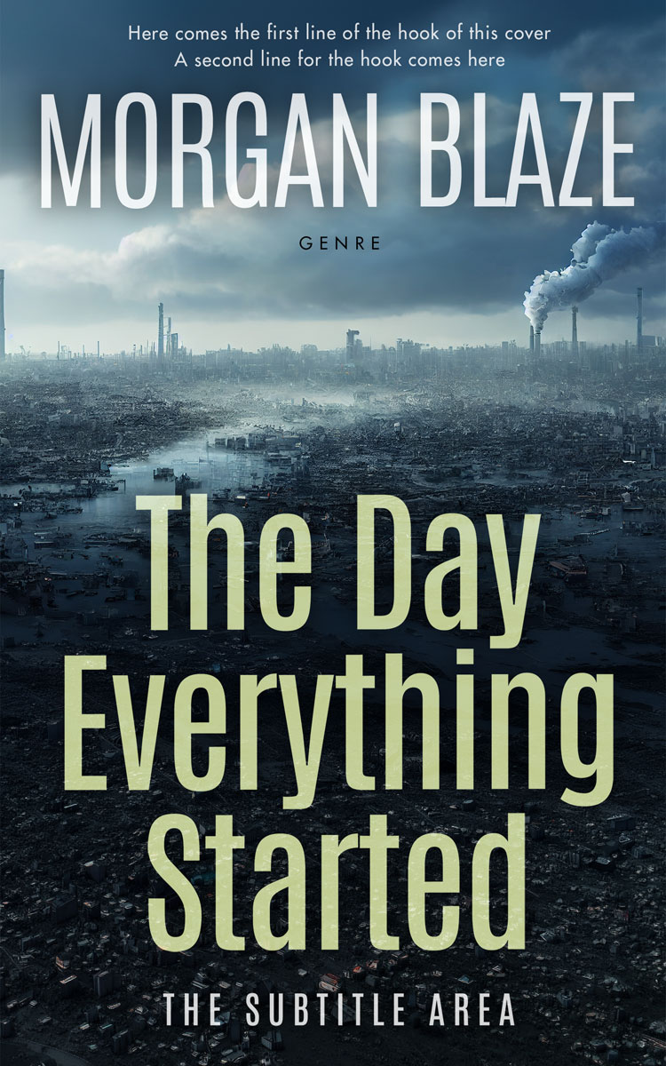 Pre Made Book Cover Coriander