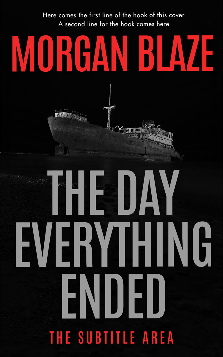 Pre Made Book Cover Cod Gray