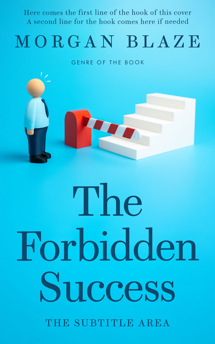 Pre Made Book Cover Bright Turquoise