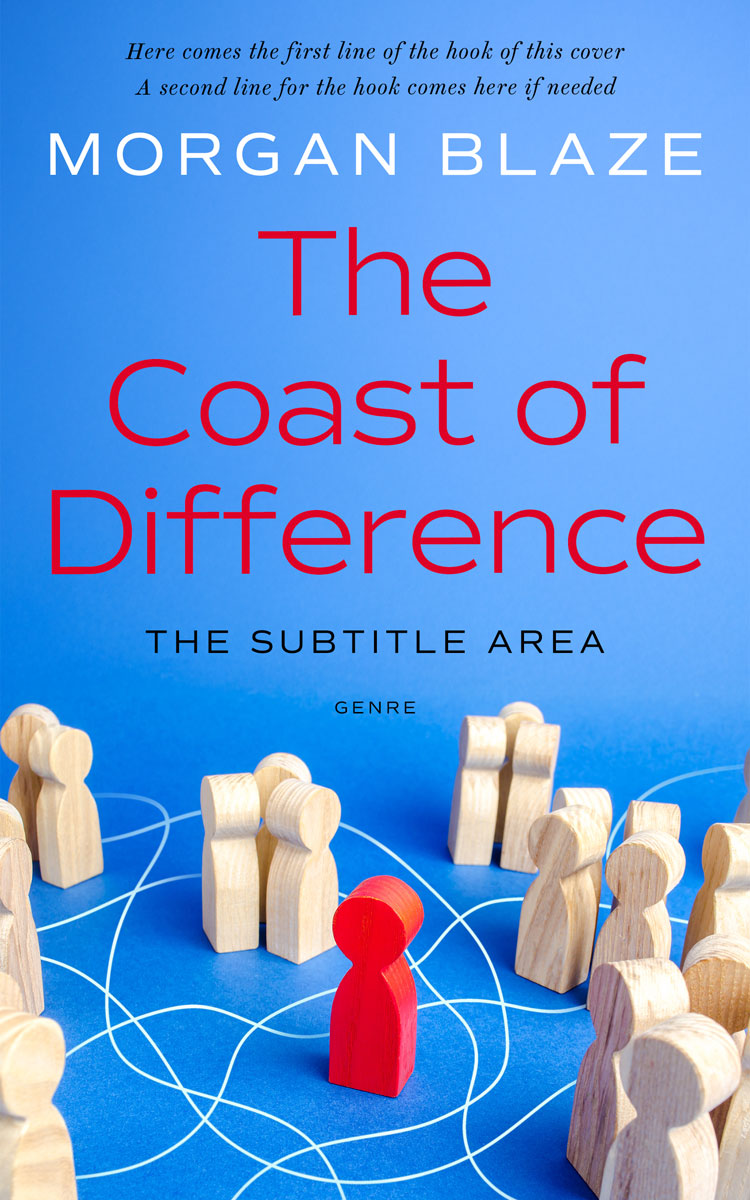 Pre Made Book Cover Picton Blue